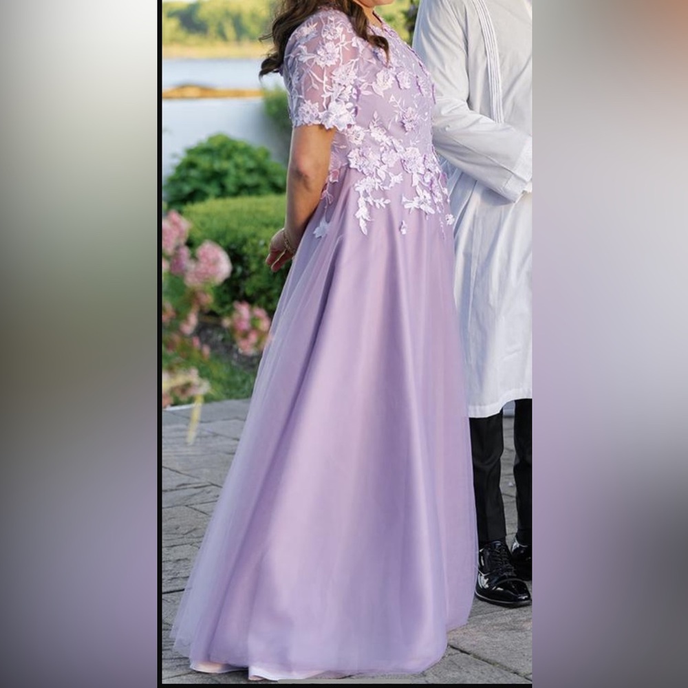 Light Purple Custome Made Gown